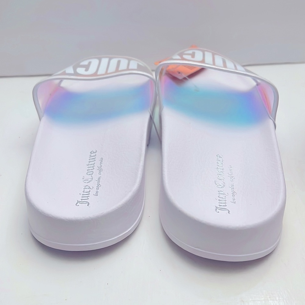 Juicy Couture Iridescent Sandals size 10 NWT - Picture 5 of 9